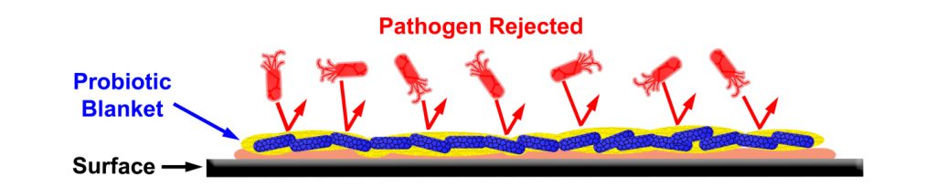 FSM blanket rejecting pathogens