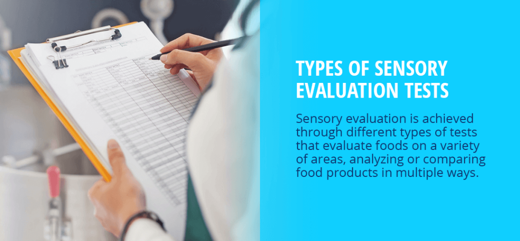 types of sensory evaluation tests